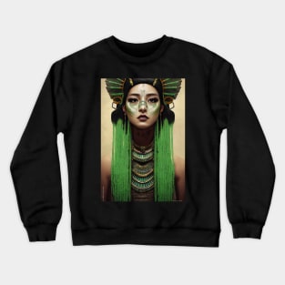 The Mayan Queen of Death Crewneck Sweatshirt